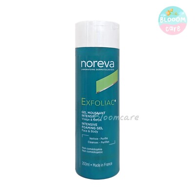 Noreva Exfoliac Intensive Foaming Gel 200ml Sealed Exp.11/2026