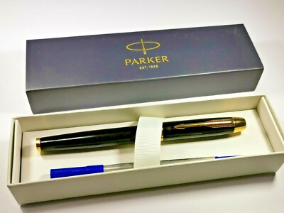 PARKER IM Rollerball schwarz GT + Persönliche Gravur Pen Tintenschreiber