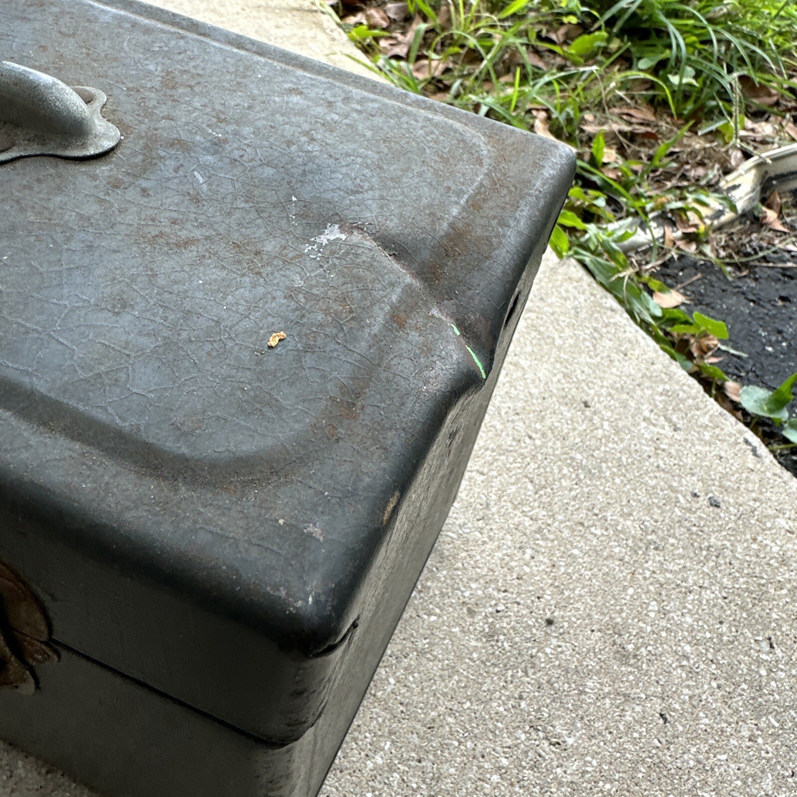 Vintage S.K Tools USA Metal Tool Box USED 14” w/ Fold Out Tray eBay