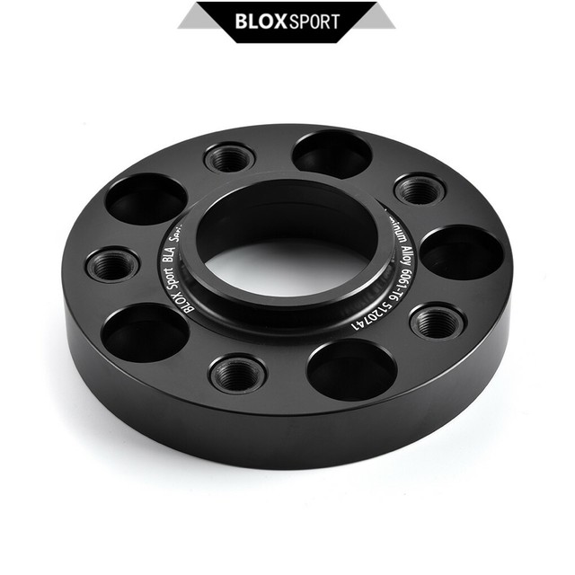 5Hole 2pc 25mm+ 2pc 30mm For BMW X5 E70 Brand New Black Wheel