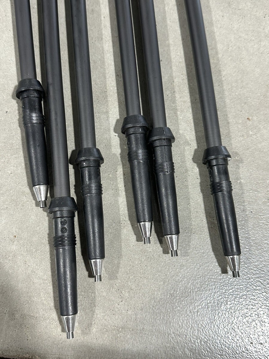 Leki 38” Speedlock Stopmax Carbon Fiber RAW Poles (6-Pack) *New