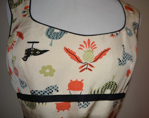 10 Anthropologie Whimsical Eastern European Animal Chicken Horse Blouse Top - Picture 4 of 9