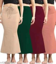 Fishcut Lycra Blend Shapewear, Stretchable Petticoat Shaper, Pack Of 4