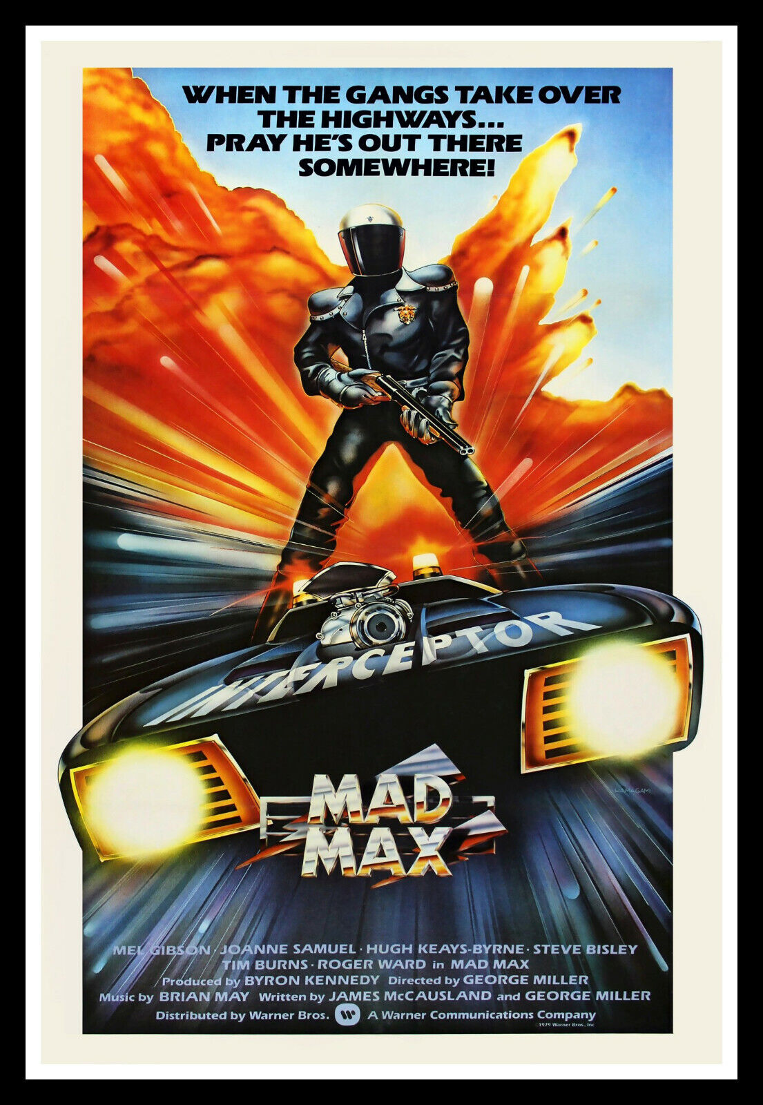 Mad Max Interceptor Movie Poster Print Unframed Canvas Prints Ebay