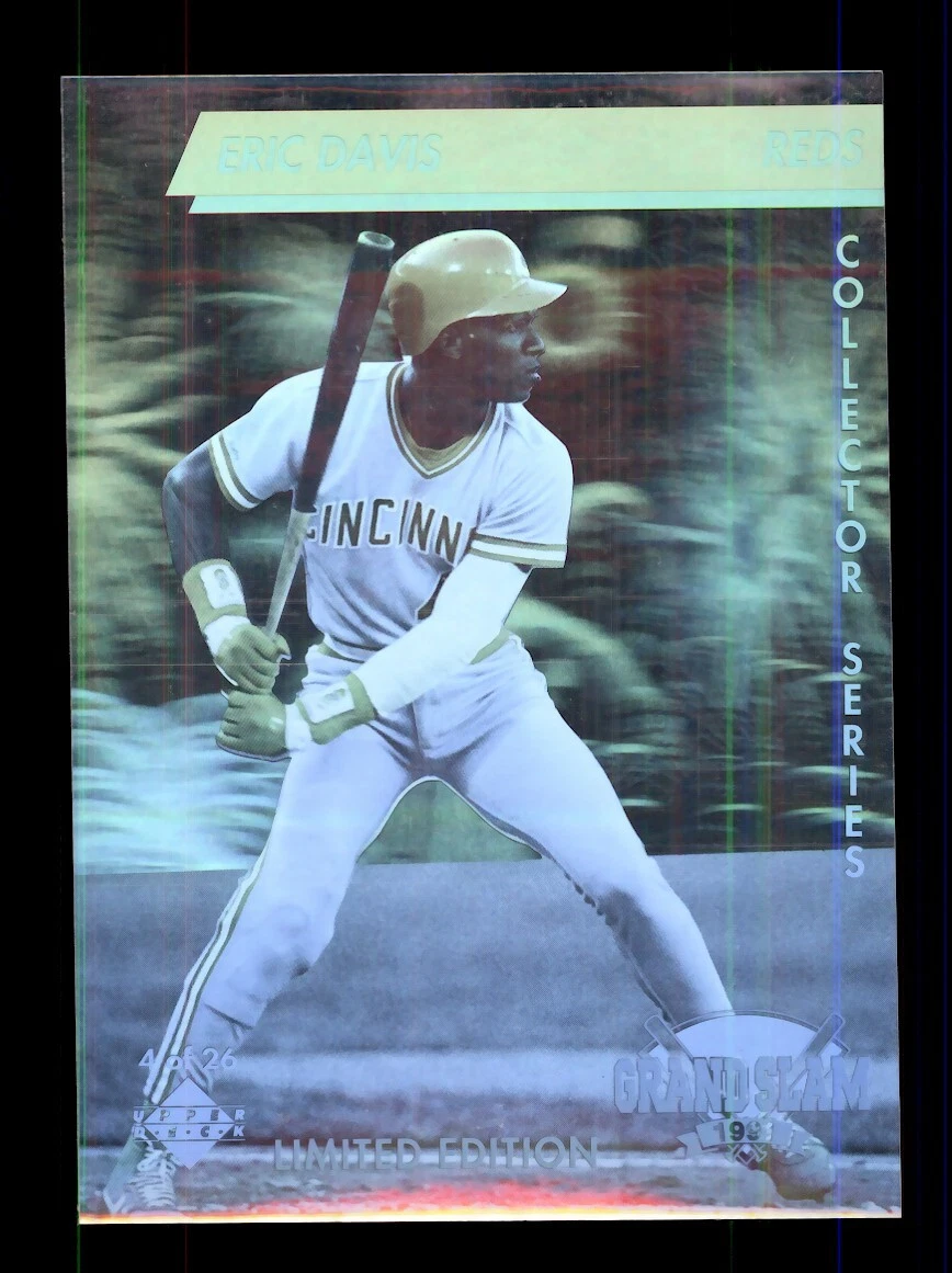 1991 UPPER DECK DENNY'S GRAND SLAM LIMITED EDITION HOLOGRAM ERIC DAVIS