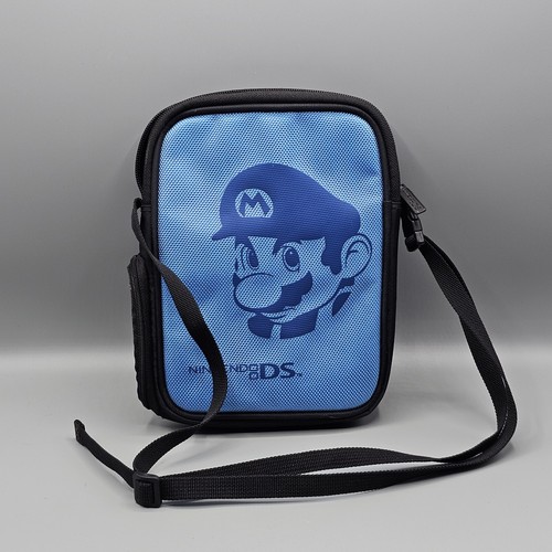 Nintendo DS Crossbody Carry Case Bag ALS Industries Mario Blue