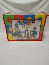 Wonder Foam 68 Pieces Assorted Primary Colors Kids Fun Play Activity Toy Blocks