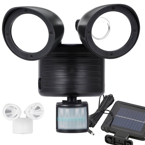 Auro 4 Solar Flagpole Light – 48 Bright LEDs, Color Changing, Silver Finish, Pole Mount