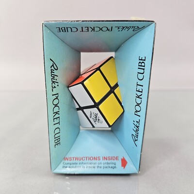 Vintage Rubik's Pocket Cube 2x2 Game 2181-6 Ideal 1981 SEALED