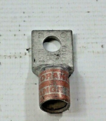 T&B 150N 3/0CU ORANGE DIE 50 COMPRESSION LUG 1 HOLE