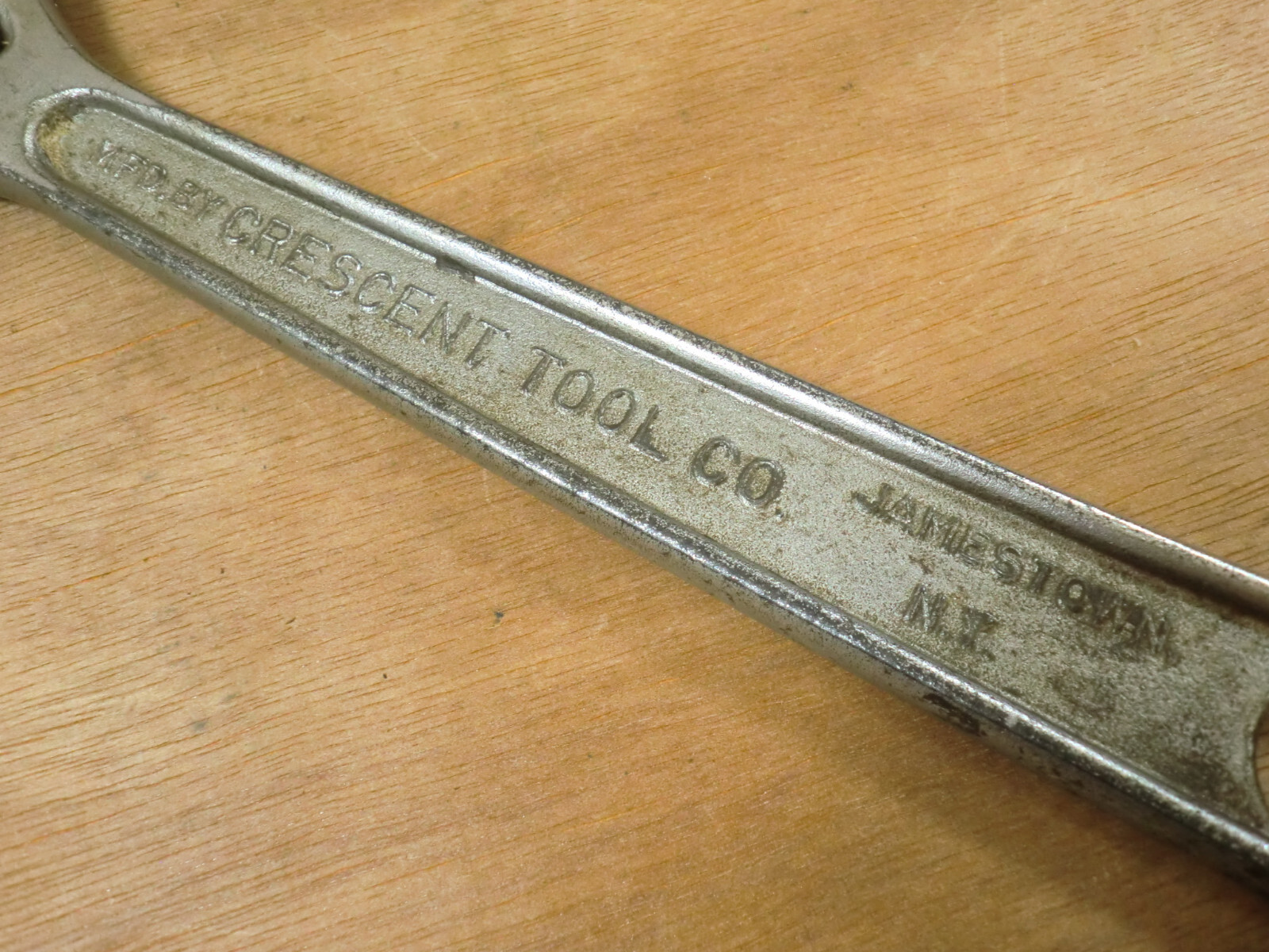 Crescent Tool Co. Crestoloy 10" Adjustable Wrench, Jamestown NY, Made