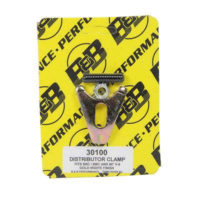 BandB 30100, Distributor Clamp - Chevy V8- Gold High Performance & Racing Parts
