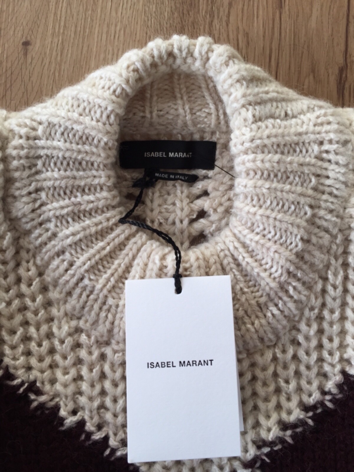 NWT Org.$885 ISABEL MARANT Hadyn patchwork jumper 38FR (Sold Out  Everywhere!) image 9
