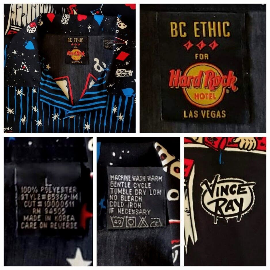 VTG Retro BC Ethic Vince Ray Hard Rock Hotel La Rocka Las VTG Retro BC Ethic Vince Ray Hard Rock Hotel La Rocka Las