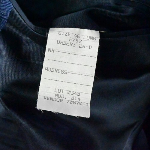 Vtg Stafford 46L Blue Gold Button Mens Blazer Sport Coat Jacket - Picture 5 of 12