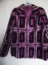 Women Jerry T Multi Print Jacket Sz Xl