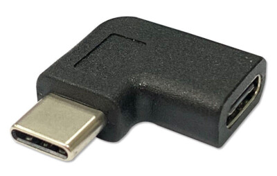 USB Type C Male Left to 8-pin Female Right Angle Adapter