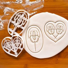 Horseshoe Crab Cookie Cutters Set: marine val...