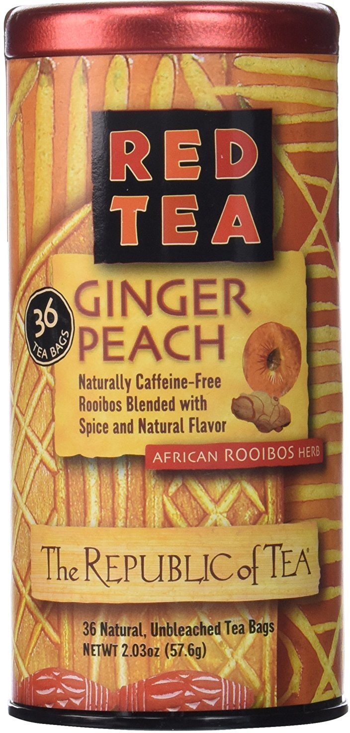 Ginger Peach Red Tea by The Republic of Tea, 36 tea bags