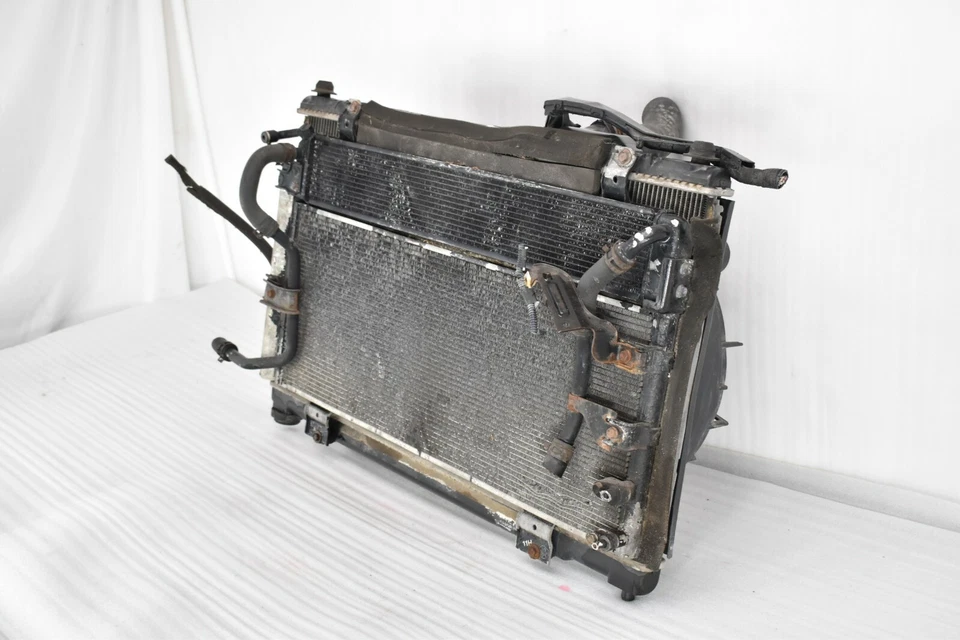 ☑️ 2007-2011 LEXUS GS450 GS450h RADIATOR FAN CONDENSER SET COOLER COOLING OEM - Image 4 of 4