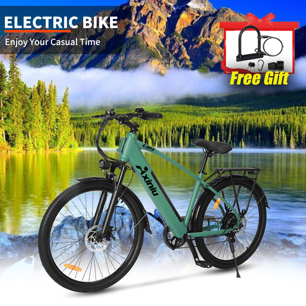 2025 E-Bike 26'' Electric Bike for Adults 750W Motor City Bicycle Commuter Ebike