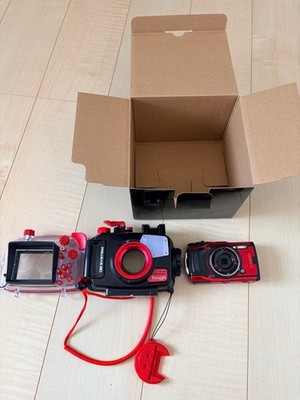 OLYMPUS TG6 Camera with PT-059 Underwater Housing and 32GB SD Card
