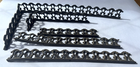 Antique Decorative Brass Furniture Trim 5 Parts for Restoration