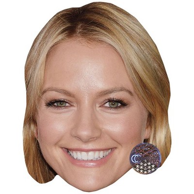 Becki Newton Celebrity Mask, Flat Card Face, Fancy Dress Mask