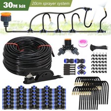 30M Garden Irrigation Watering Kit DIY Drip S...