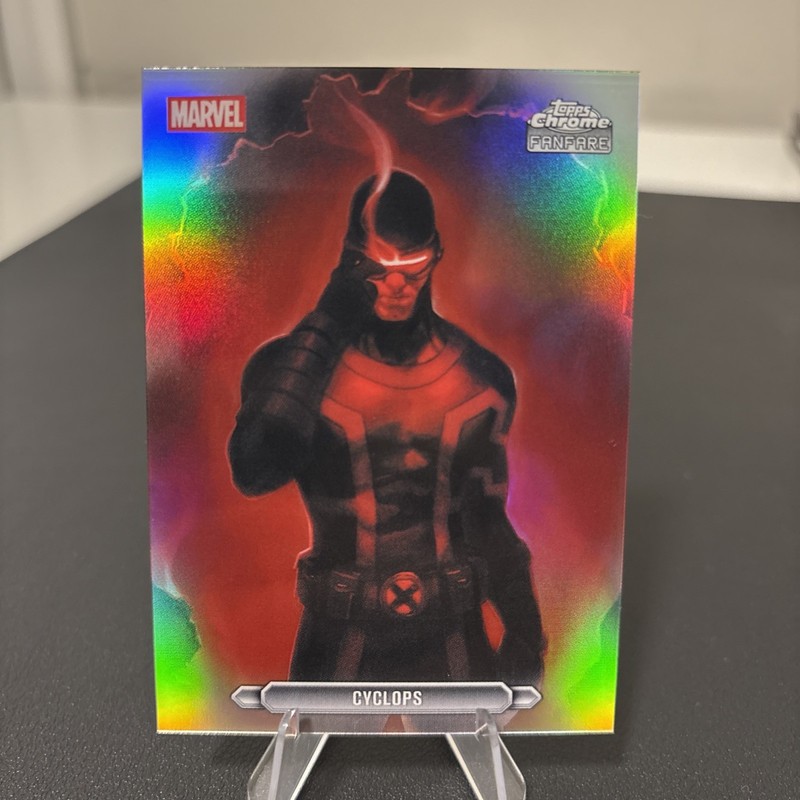 2026 Topps Chrome Marvel Comics #FF-10 Cyclops Fanfare