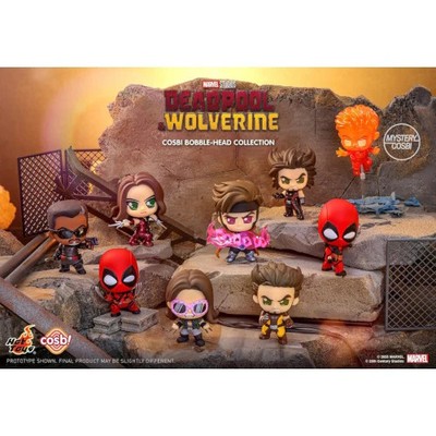 Marvel Deadpool And Wolverine Cosbi Bobble Head Vol. 02 Hot Toys 3-Inch Mini-Fig
