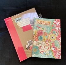Vintage Embossed Smash book  Studio Punch Dream Journal - Unused