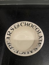 Emma Bridgewater Black Toast Cereal Bowl 1 x 16cm, Ceramic