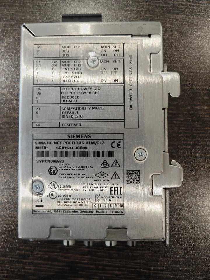Siemens Simatic Profibus olm/G12 6gk1503-3cb00 6gk1503 3cb00 6gk15033cb00 - Imagen 2 de 4