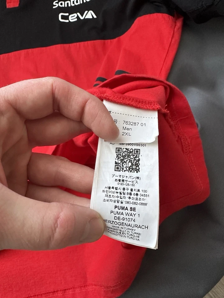 FERRARI FORMULA ONE JERSEY POLO ORIGINAL PIRELLI PUMA SIZE XXL - Image 3 of 4