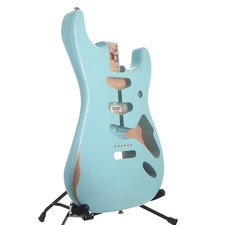 Fender Stratocsater Body Roadworn 60's Sonic Blue Relic Finish Made In Mexico