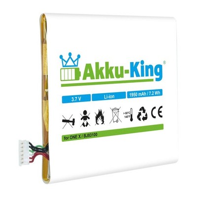 Akku kompatibel zu HTC One X Plus, S728e, S720e, S720t G23, Endeavor CS-HTS720SL