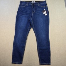 Ava  Viv High Rise Skinny Jeans 18W R Dark Wash Stretch NWT