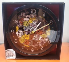 DISNEY STAR WARS CHARACTERS 10" PLASTIC WALL NOVELTY CLOCK BATTERY INCLUDED NIB