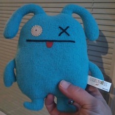 Uglydoll Uglybot plush Blue Plush Stuffed Animal Floppy Ears X Eye Ugly Doll