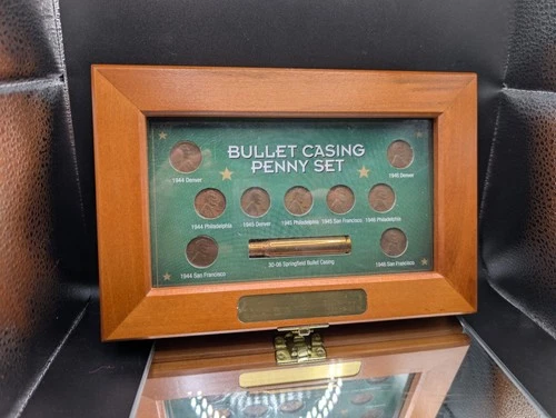 Springfield Bullet Casing & WWII-Era Wheat Cent COLLECTION U.S. Commemorative
