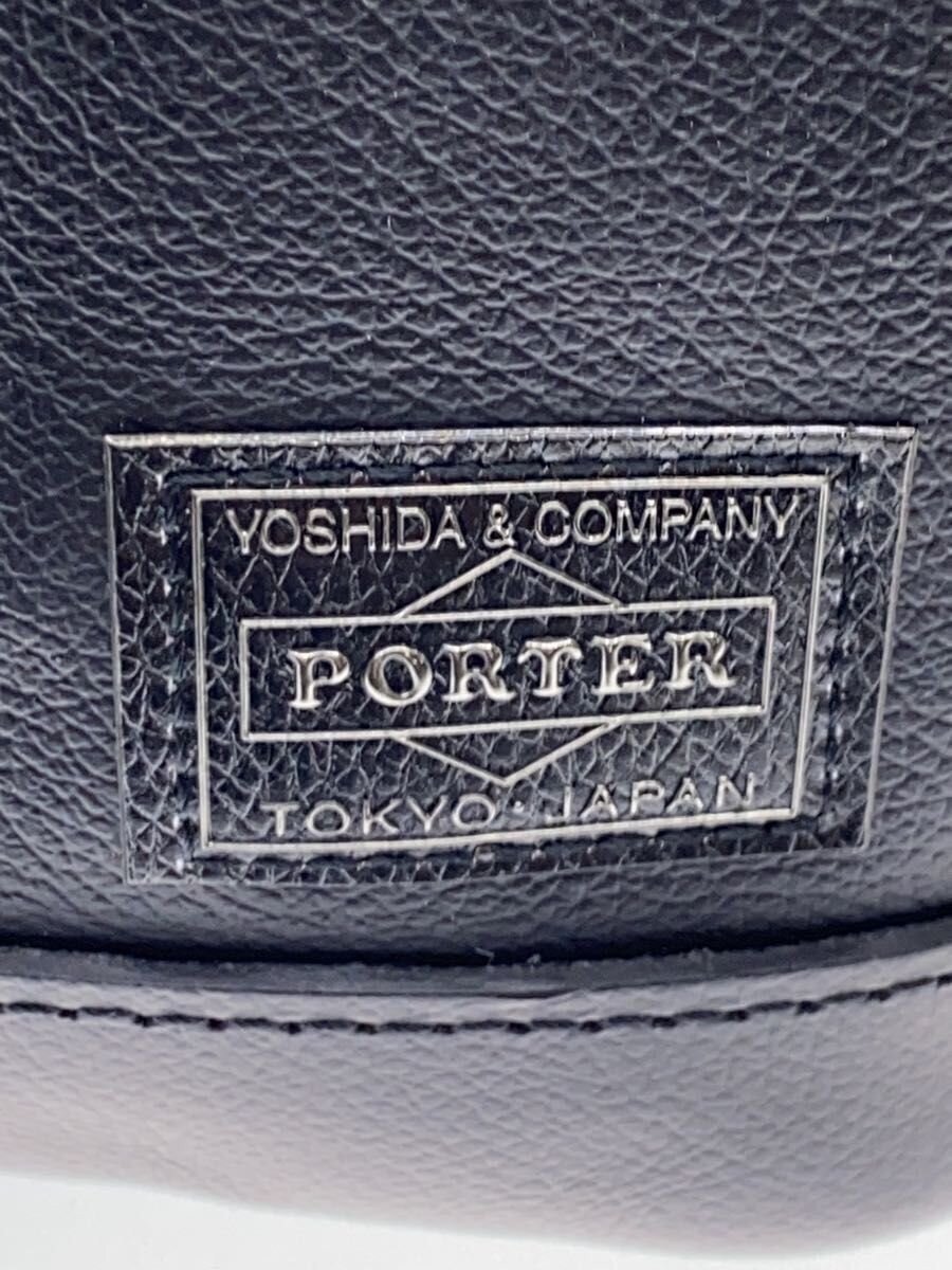 PORTER◆Backpack/Leather/BLK/Plain - image 5