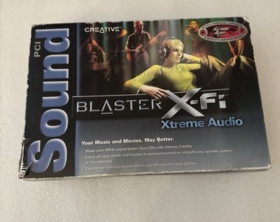 Creative Sound Blaster X-Fi Xtreme SB0790 PCI 7.1 Win 2k/7/8/Vista/XP Untested