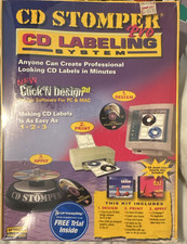 CD Stomper Pro CD Labeling System Click N Design 3D PC/Mac CD English