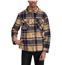 Dakine Men's Snap Closure Bonded Shirt Jacket, Blue, Size S/M/L/XL