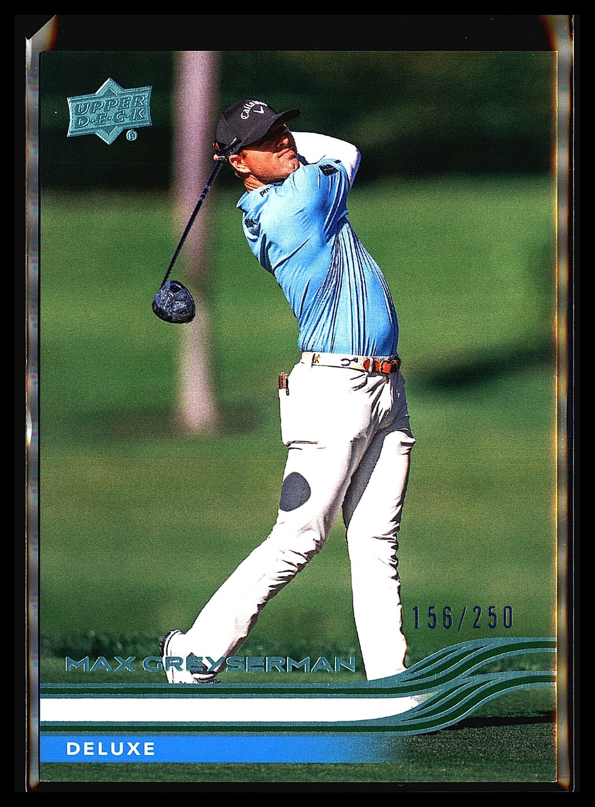 (#29) Max Greyserman 2026 Upper Deck Golf (Deluxe /250)