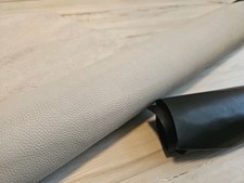 4-5oz MATTE LIGHT GRAY PEBBLED GRAIN SOFT LEATHER HIDE PANEL,SHEET,12x12x24 20 s