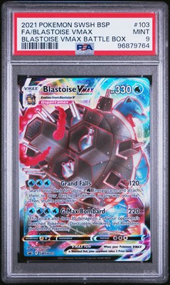 2021 POKEMON SWSH BLACK STAR PROMO #103 FULL ART/BLASTOISE VMAX