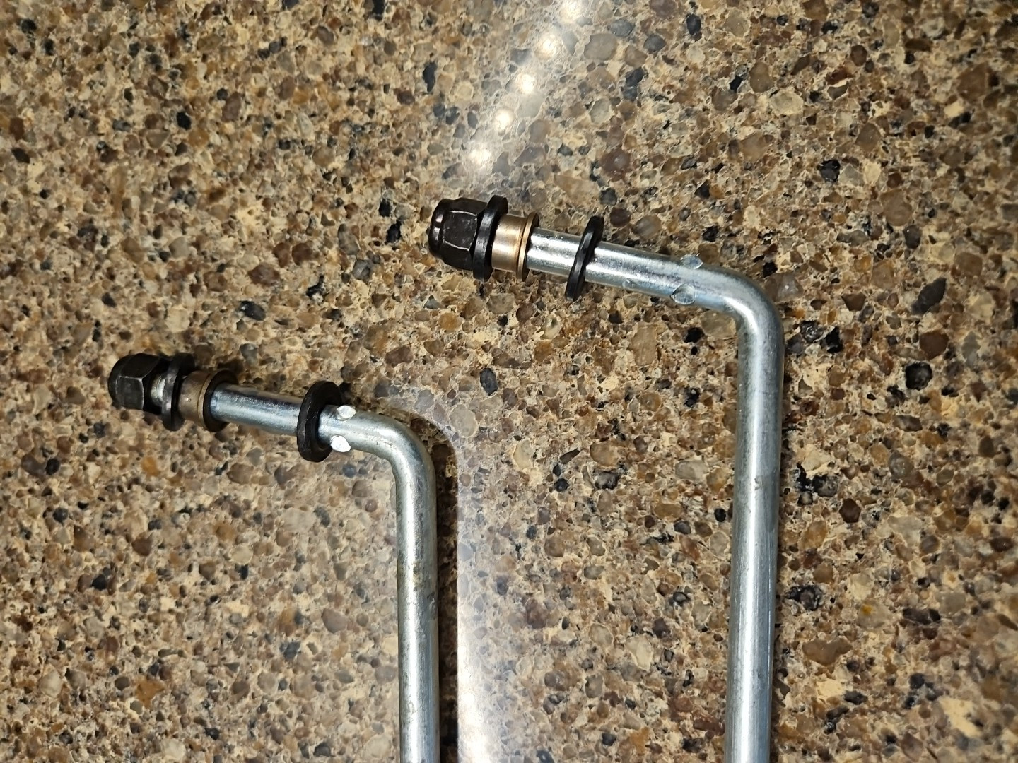 AB Lounge Sport tension bars & Hardware & End Caps Replacement Parts ONLY