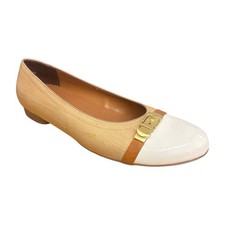 ARA Patent Leather Pumps Loafers Formal Shoes Ladies Slip On Flat Size 7.5 G Wid